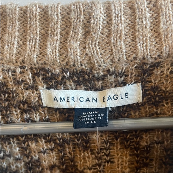 American Eagle Outfitters Leopard Print Sweater - Brown and Black - Picture 3 of 4
